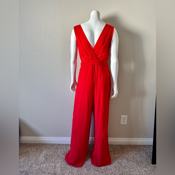 Vici - The Essential Pocketed Tie Jumpsuit - Picture 3 of 7